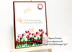 21st Birthday card: Stampin' Up!® Abstract Impression Nigezza Creates