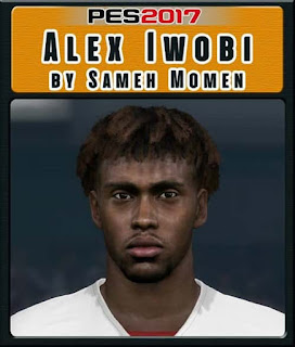 PES 2017 A. Iwobi (Arsenal) Face by Sameh Momen