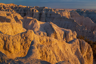 Badlands National Park: Pinnacles Overlook Sunset