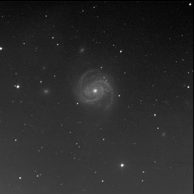 galaxy Messier 100 in luminance