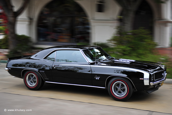 This is my dream car a black 1969 Chevrolet Camaro SS RS 350 Coupe