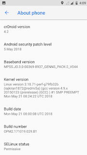 Rom crDroid v4.2 Oreo 8.1 For Redmi 5A [Riva][Official]