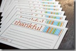 Thankful cards