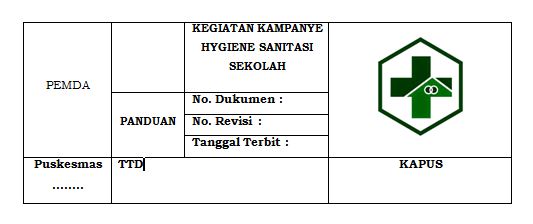 akreditasi puskesmas,ukm,bab V,kesling,KAMPANYE HYGIEENE SANITASI SEKOLAH  ,