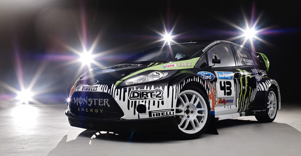 The Monster Ford Fiesta is powered by a 20liter turbocharged engine that