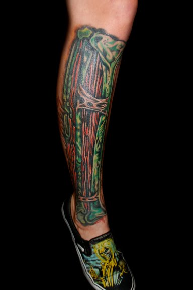 lettering, creepybone, and swamp-thing tattoos :). alligator with the lettering, creepybone, and swamp-thing tattoos :). alligator with the
