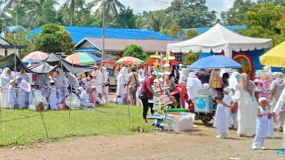 Ratusan Murid TK-RA se Gunung Tuleh, Ikuti Manasik 