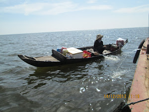 "Tonle Sap Lake" akin to a sea.