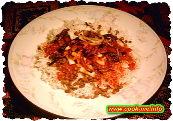 Rice with Lentils - Kosheri