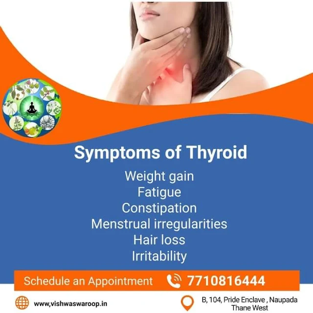 Identify the symptoms of thyroid