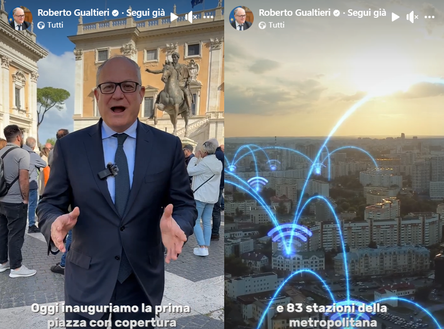 Gualtieri presenta le piazze 5G, ma sbaglia il numero delle stazioni della metropolitana