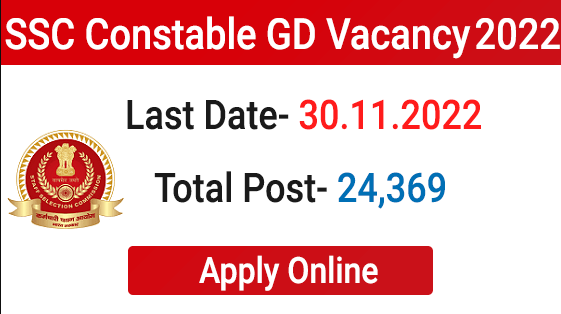 SSC GD Constable Recruitment 2022: Notification Out for 24000+ Vacancies Notification @ ssc.nic.in
