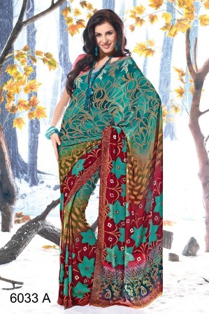 Multi-Color-Party-Wear-Saree