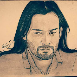 Pencil Sketch of Pakistani Celebrities