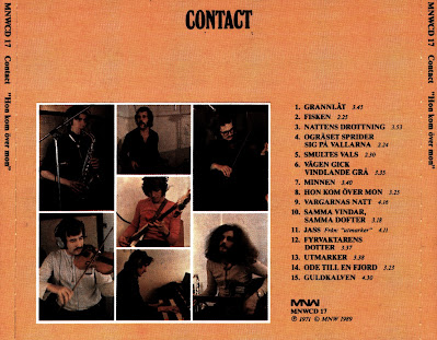 Contact - Hon kom över mon - 1971 (back)