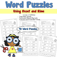 Work Puzzles using Onset and RIme