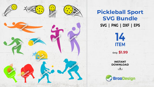 Pickleball Sport SVG Bundle