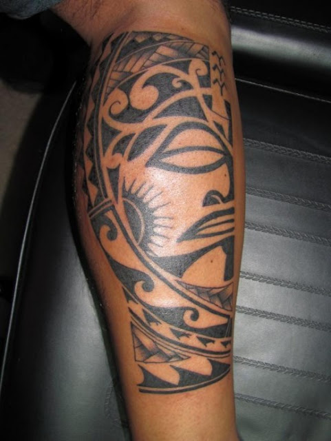 leg tattoo