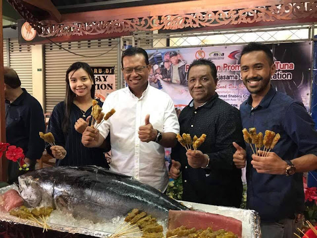 satay station, sate tuna, pendapatan lumayan untuk usahawan