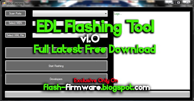 EDL Flashing Tool v1.0 Full Latest Free Download