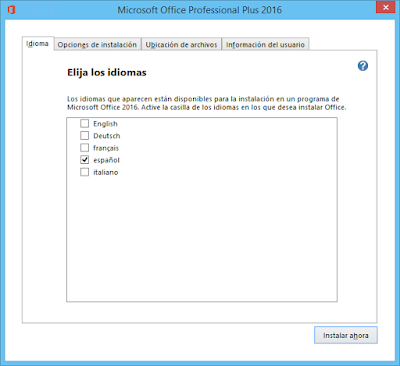 Office Plus Profesional 2016 Español