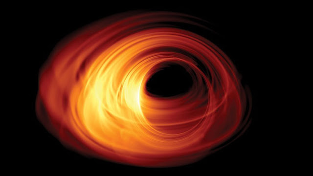 black hole event horizon photo