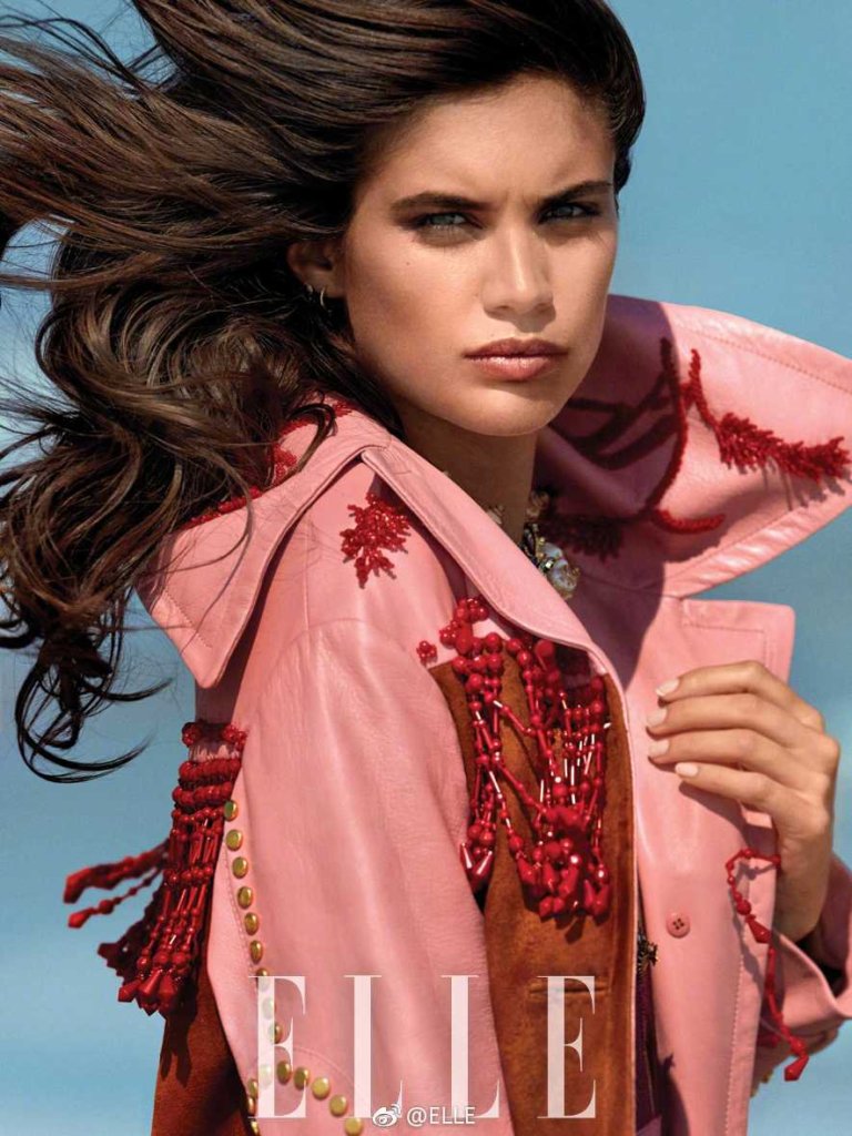 Sara Sampaio sexy model photo shoot Elle China Magazine October 2017