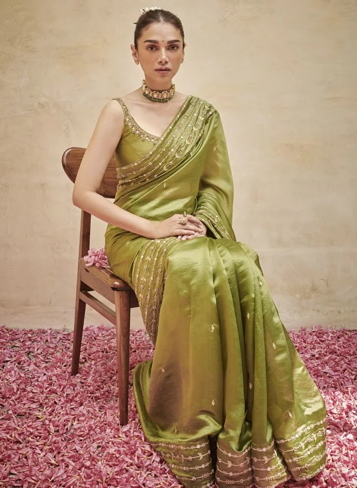 Aditi Rao Hydari saree bollywood actress