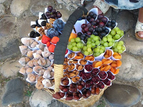 Nuts and fruits in Pocitelj