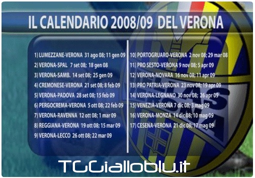 Arriva il CALENDARIO di Prima Divisione: L'HELLAS VERONA esordirà in trasferta a LUMEZZANE, sciopero AIC permettendo, poi al BENTEGODI con la SPAL...