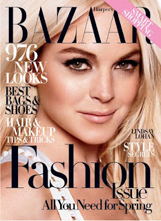 Lindsay Lohan for Harpers Bazaar magazine