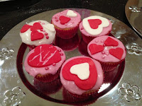 Valentines cupcakes