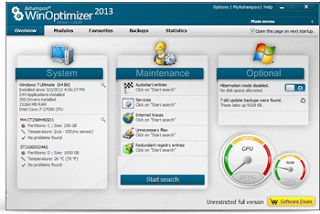 Free Ashampoo WinOptimizer 2013 Free for Limited Time