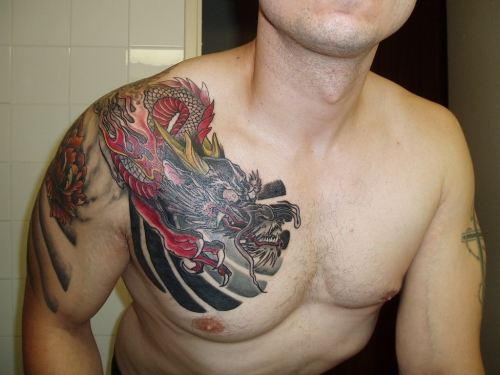 3d dragon tattoos Welcome to My Blog: Groovy Half Sleeve Tattoos For Men