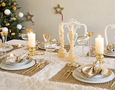 DECORAÇÃO MESA NATAL