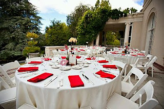 Decoracion de Bodas en Blanco y Rojo, parte 3