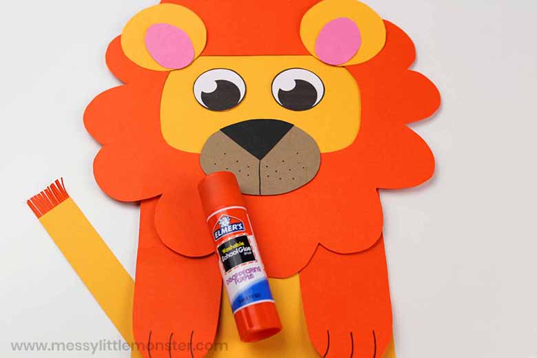 lion craft for kids