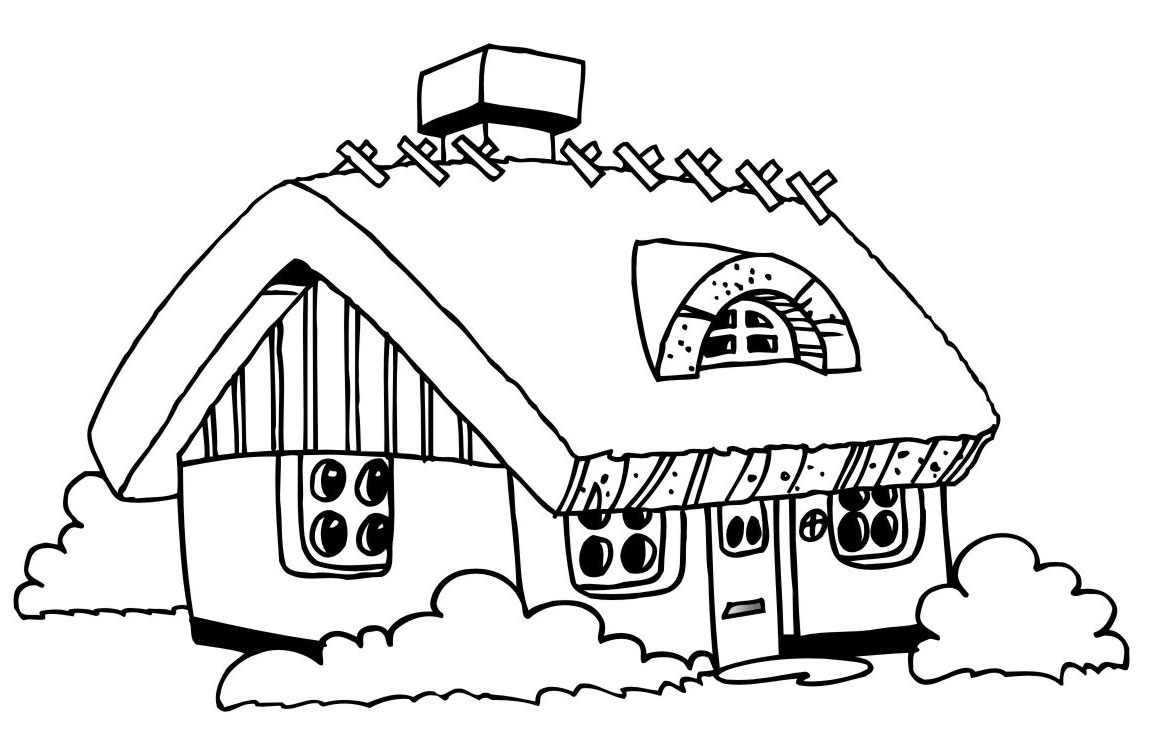 Houses and Homes Coloring Pages