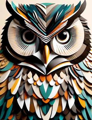 Geometrical Beauty of Owl