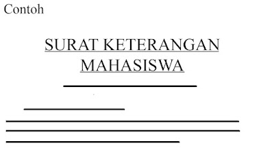  Contoh Surat Keterangan Mahasiswa Aktif Kuliah  6 Contoh Surat Keterangan Mahasiswa Aktif Kuliah (Terlengkap)