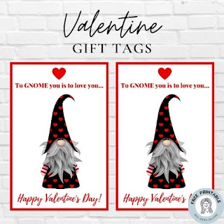 Free Printable Gnome Valentine