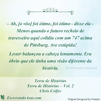 O Retorno da Feiticeira, Terra de Histórias, Chris Colfer