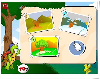 "Juega con Menta, la tortuga" (Juegos interdisciplinares de Educación Infantil de 4 años)