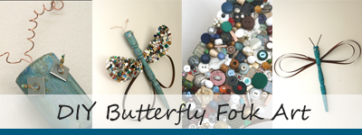 DIY butterfly and dragonfly