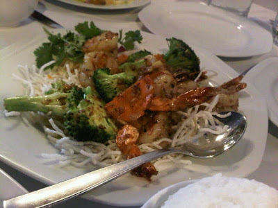 thai garlic tiger shrimp