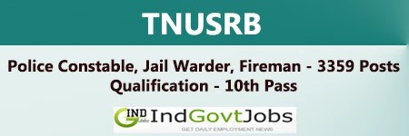 TNUSRB Jobs