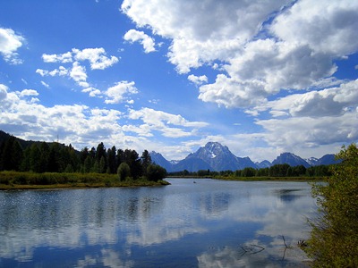 Stopped for a break at the Oxbow Overlook.