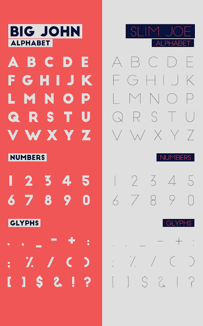 Big John-Slim Joe fuente estilo Sans Serif gratuita