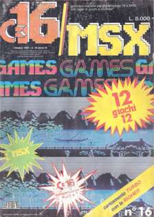 C16/MSX Games 16 - Ottobre 1987 | CBR 215 dpi | Mensile | Videogiochi
Forse una delle poche riviste riviste in Italia a dedicarsi attivamente al supporto del Commodore 16 e del Plus 4; conteneva un mix fra giochi commerciali, oppurtunamente modificati, e programmi originali creati da autori italiani e stranieri.