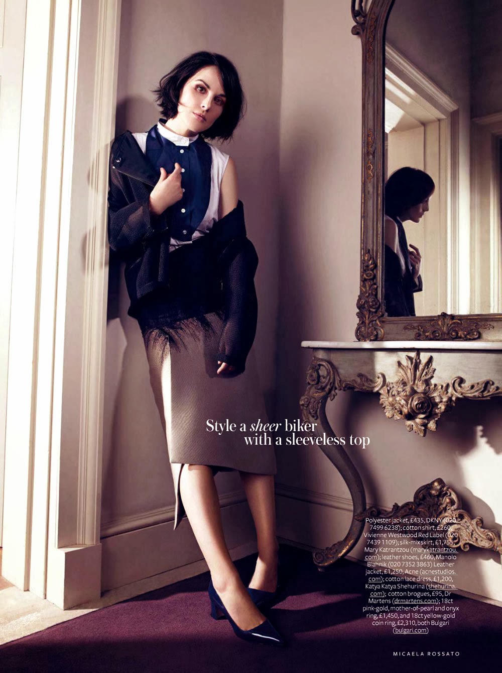 Magazine Photoshoot : Michelle Dockery Beautiful Photoshoot for InStyle UK January 2014